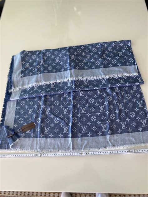 louis vuitton schal blau schwarz
